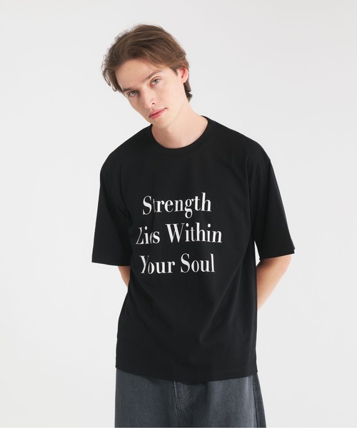 Regen Glanz(レーゲングランツ)の「logo color T-shirt/ロゴカラーTシャツ(Tシャツ/カットソー・メンズ・ライトホワイト/ネイビー/ブラック/レッド・LARGE/MEDIUM/SMALL)」の5枚目の写真