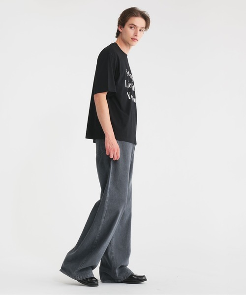 Regen Glanz(レーゲングランツ)の「logo color T-shirt/ロゴカラーTシャツ(Tシャツ/カットソー・メンズ・ライトホワイト/ネイビー/ブラック/レッド・LARGE/MEDIUM/SMALL)」の7枚目の写真