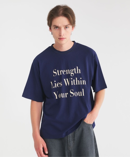 Regen Glanz(レーゲングランツ)の「logo color T-shirt/ロゴカラーTシャツ(Tシャツ/カットソー・メンズ・ライトホワイト/ネイビー/ブラック/レッド・LARGE/MEDIUM/SMALL)」の19枚目の写真