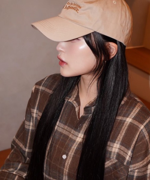 (G)I-DLE minini 刺繍キャップ 正規品 新品 FFEIN(フェイン)】センターミニロゴ刺繍キャップ /男女兼用 帽子