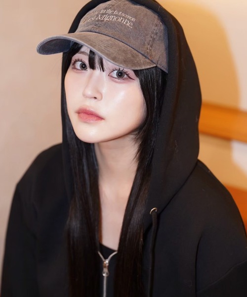 Mignon/ミニョン】Embroidery cap ver2 / 刺繍 キャップ（キャップ