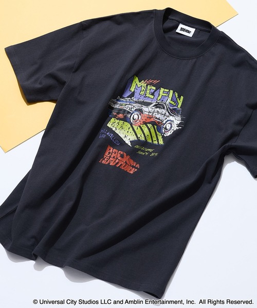 UNIIT(ユニット)の「【ユニバーサル・ピクチャーズ】「BACK TO THE FUTURE」「E.T」オリジナルデザイン Tシャツ ドロップショルダー ビッグシルエット ユニセックス(Tシャツ/カットソー・メンズ・ブラック系その他/ホワイト系その他2/ブラック系その他2/ブルー系その他・MEDIUM/LARGE/X-LARGE)」の3枚目の写真