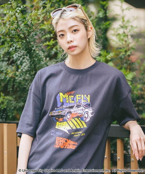 UNIIT(ユニット)の「【ユニバーサル・ピクチャーズ】「BACK TO THE FUTURE」「E.T」オリジナルデザイン Tシャツ ドロップショルダー ビッグシルエット ユニセックス(Tシャツ/カットソー・メンズ・ブラック系その他/ホワイト系その他2/ブラック系その他2/ブルー系その他・MEDIUM/LARGE/X-LARGE)」の21枚目の写真