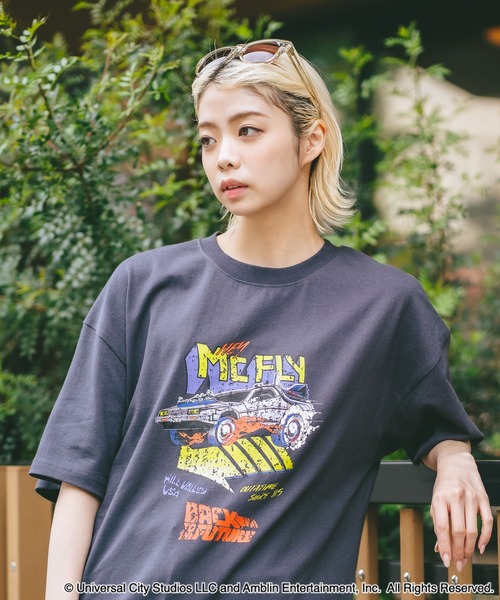 UNIIT(ユニット)の「【ユニバーサル・ピクチャーズ】「BACK TO THE FUTURE」「E.T」オリジナルデザイン Tシャツ ドロップショルダー ビッグシルエット ユニセックス(Tシャツ/カットソー・メンズ・ブラック系その他/ホワイト系その他2/ブラック系その他2/ブルー系その他・MEDIUM/LARGE/X-LARGE)」の19枚目の写真