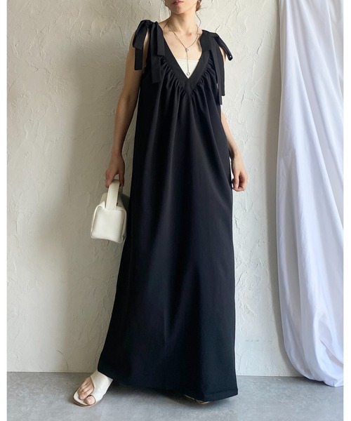 ★美品★ヴァレンティノテクノクチュール　ワンピース　肩リボン　サイズM程度 ☆美品☆ヴァレンティノテクノクチュール ワンピース 肩リボン