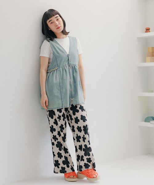 niko and...（ニコアンド）の「オリジナルふわふわヒールサンダル（サンダル・レディース・オレンジ/ブラック・MEDIUM/LARGE）」の14枚目の写真