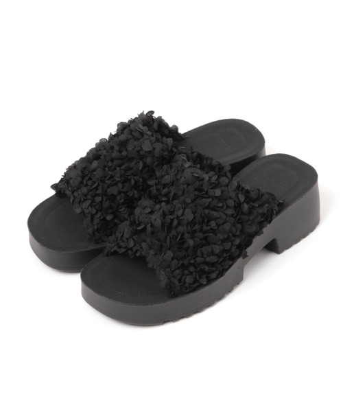 niko and...（ニコアンド）の「オリジナルふわふわヒールサンダル（サンダル・レディース・オレンジ/ブラック・MEDIUM/LARGE）」の19枚目の写真