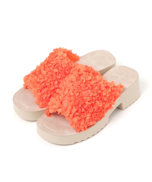 niko and...（ニコアンド）の「オリジナルふわふわヒールサンダル（サンダル・レディース・オレンジ/ブラック・MEDIUM/LARGE）」の20枚目の写真