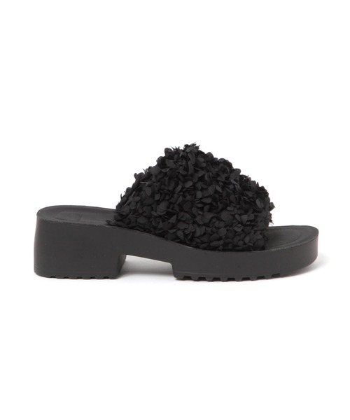 niko and...（ニコアンド）の「オリジナルふわふわヒールサンダル（サンダル・レディース・オレンジ/ブラック・MEDIUM/LARGE）」の22枚目の写真