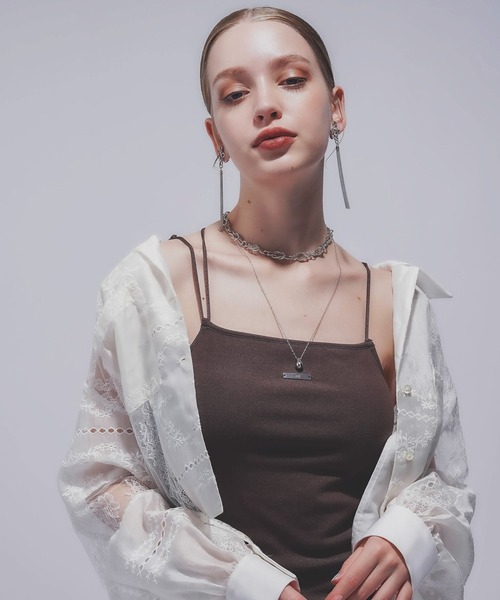 HARE(ハレ)の「2WAYカップツキキャミ(HARE)(キャミソール・レディース・グレー/ブラック/ブラウン・FREE)」の20枚目の写真