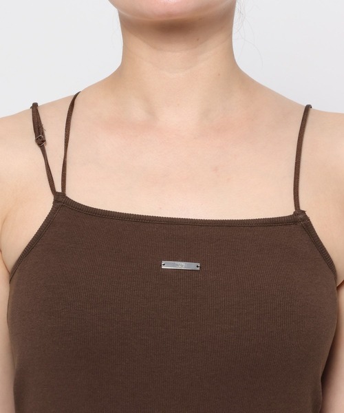 HARE(ハレ)の「2WAYカップツキキャミ(HARE)(キャミソール・レディース・グレー/ブラック/ブラウン・FREE)」の15枚目の写真