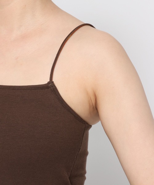 HARE(ハレ)の「2WAYカップツキキャミ(HARE)(キャミソール・レディース・グレー/ブラック/ブラウン・FREE)」の14枚目の写真