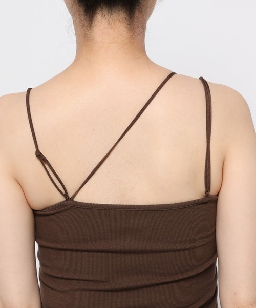 HARE(ハレ)の「2WAYカップツキキャミ(HARE)(キャミソール・レディース・グレー/ブラック/ブラウン・FREE)」の12枚目の写真
