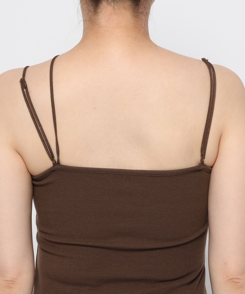 HARE(ハレ)の「2WAYカップツキキャミ(HARE)(キャミソール・レディース・グレー/ブラック/ブラウン・FREE)」の8枚目の写真