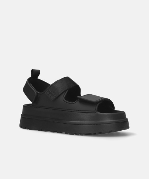 MAMIAN（マミアン）の「厚底 ラバー スポーツサンダル（5.0cmヒール）（サンダル・レディース・グレイッシュベージュ/ブラック・LL/M/L/S）」の14枚目の写真