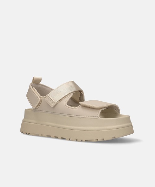 MAMIAN（マミアン）の「厚底 ラバー スポーツサンダル（5.0cmヒール）（サンダル・レディース・グレイッシュベージュ/ブラック・LL/M/L/S）」の9枚目の写真