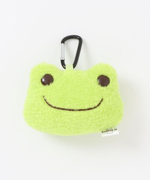 salle de bal（サルデバル）の「【 かえるのピクルス / pickles the frog 】フェイスぬいぐるみエコバッグ　NJI（エコバッグ/サブバッグ・レディース・ベージュ/グリーン・FREE）」の9枚目の写真