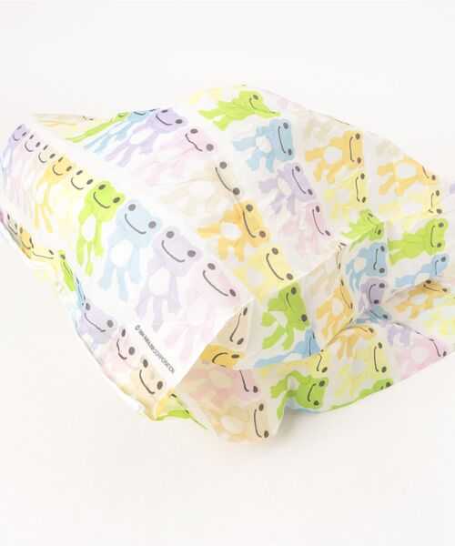 salle de bal（サルデバル）の「【 かえるのピクルス / pickles the frog 】フェイスぬいぐるみエコバッグ　NJI（エコバッグ/サブバッグ・レディース・ベージュ/グリーン・FREE）」の11枚目の写真