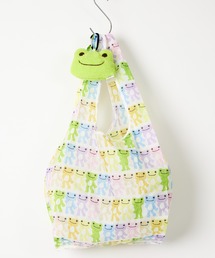 【 かえるのピクルス / pickles the frog 】フェイスぬいぐるみエコバッグ　NJI