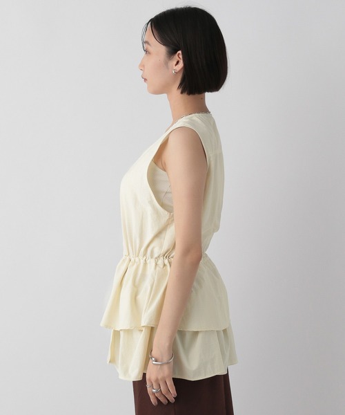 LOWRYS FARM（ローリーズファーム）の「マルチＷＡＹフリルベスト　 575251（ベスト・レディース・ブラウン/ブラック/アイボリー・FREE）」の9枚目の写真