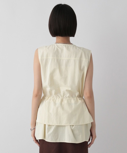 LOWRYS FARM（ローリーズファーム）の「マルチＷＡＹフリルベスト　 575251（ベスト・レディース・ブラウン/ブラック/アイボリー・FREE）」の10枚目の写真