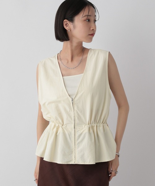 LOWRYS FARM（ローリーズファーム）の「マルチＷＡＹフリルベスト　 575251（ベスト・レディース・ブラウン/ブラック/アイボリー・FREE）」の17枚目の写真