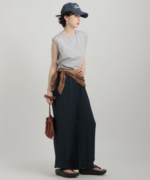 GEORGE'S（ジョージズ）の「ノースリーブプルオーバー（Tシャツ/カットソー・レディース・オレンジ系/ブルー系/ブラック/グレー/オフホワイト・MEDIUM/SMALL）」の15枚目の写真