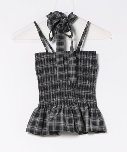 PHILLY（フィリー）の「《2点セット》ローズチョーカーセットチェックベアトップ（チューブトップ・レディース・ブラック/サックスブルー・FREE）」の20枚目の写真