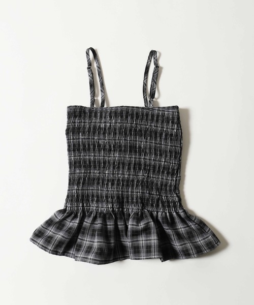 PHILLY（フィリー）の「《2点セット》ローズチョーカーセットチェックベアトップ（チューブトップ・レディース・ブラック/サックスブルー・FREE）」の15枚目の写真