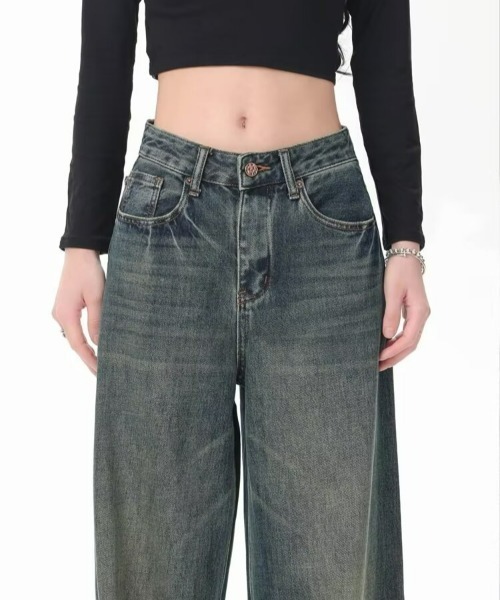 REBALANCE(リバランス)の「レディースデニムパンツ(デニムパンツ・レディース・A・X-LARGE/MEDIUM/LARGE)」の2枚目の写真