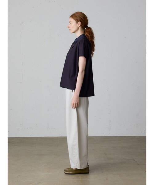 MidiUmi（ミディウミ）の「MidiUmi コットンリネンワイドイージーパンツ（その他パンツ・レディース・カーキ/ブラック/ライトグレー・FREE）」の10枚目の写真