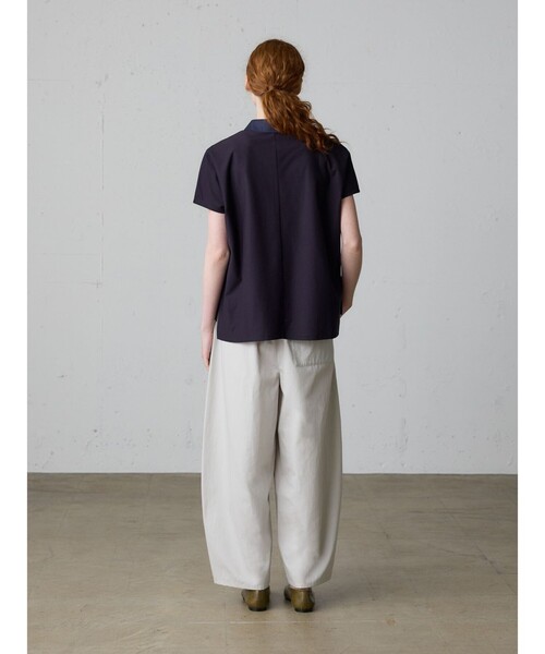 MidiUmi（ミディウミ）の「MidiUmi コットンリネンワイドイージーパンツ（その他パンツ・レディース・カーキ/ブラック/ライトグレー・FREE）」の11枚目の写真