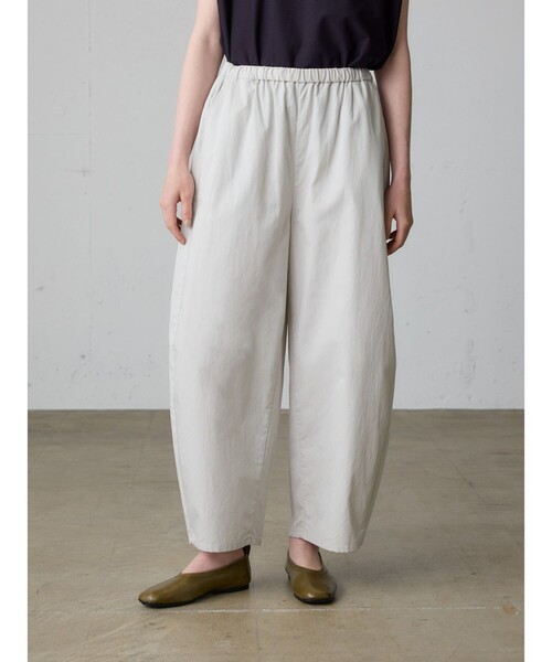 MidiUmi（ミディウミ）の「MidiUmi コットンリネンワイドイージーパンツ（その他パンツ・レディース・カーキ/ブラック/ライトグレー・FREE）」の12枚目の写真
