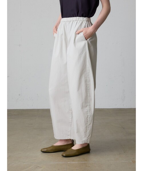MidiUmi（ミディウミ）の「MidiUmi コットンリネンワイドイージーパンツ（その他パンツ・レディース・カーキ/ブラック/ライトグレー・FREE）」の13枚目の写真