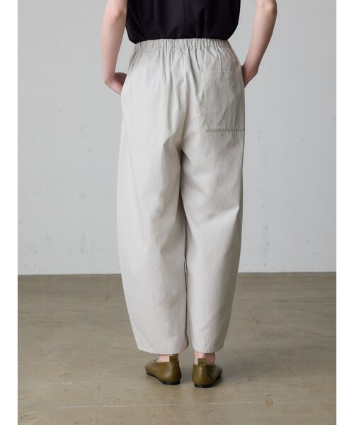 MidiUmi（ミディウミ）の「MidiUmi コットンリネンワイドイージーパンツ（その他パンツ・レディース・カーキ/ブラック/ライトグレー・FREE）」の15枚目の写真