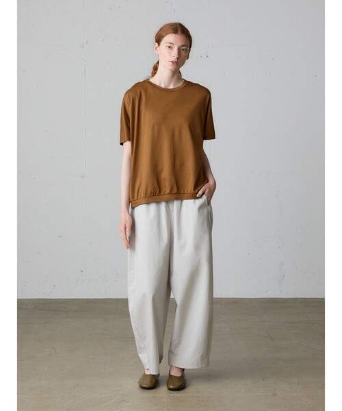 MidiUmi（ミディウミ）の「MidiUmi コットンリネンワイドイージーパンツ（その他パンツ・レディース・カーキ/ブラック/ライトグレー・FREE）」の17枚目の写真