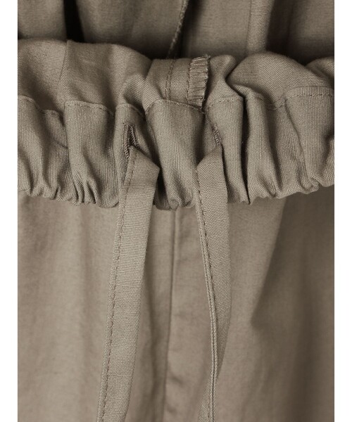 MidiUmi（ミディウミ）の「MidiUmi コットンリネンワイドイージーパンツ（その他パンツ・レディース・カーキ/ブラック/ライトグレー・FREE）」の19枚目の写真