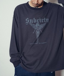 Washed thermal tee
