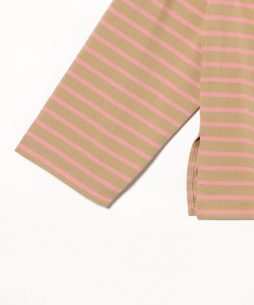 HELLY HANSEN（ヘリーハンセン）の「HELLY HANSEN / ロングスリーブ ナーバル ボーダー Tシャツ HMW32550（Tシャツ/カットソー・レディース・ピンク/オフホワイト・SMALL）」の10枚目の写真