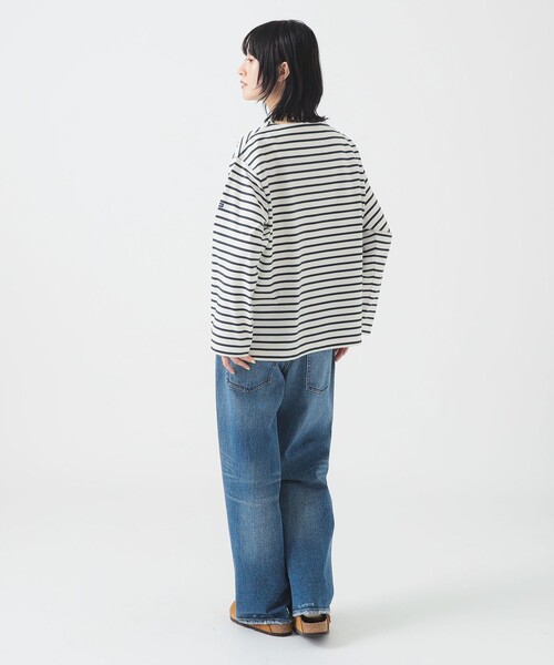 HELLY HANSEN（ヘリーハンセン）の「HELLY HANSEN / ロングスリーブ ナーバル ボーダー Tシャツ HMW32550（Tシャツ/カットソー・レディース・ピンク/オフホワイト・SMALL）」の15枚目の写真