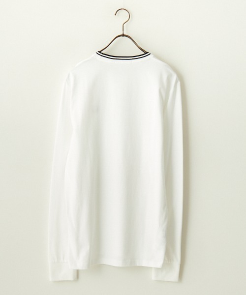 FRED PERRY（フレッドペリー）の「[FRED PERRY/フレッドペリー] ツインティップライン ロングスリーブTシャツ M9602（Tシャツ/カットソー・レディース・ブラック/ホワイト/ネイビー・S/M/L）」の5枚目の写真