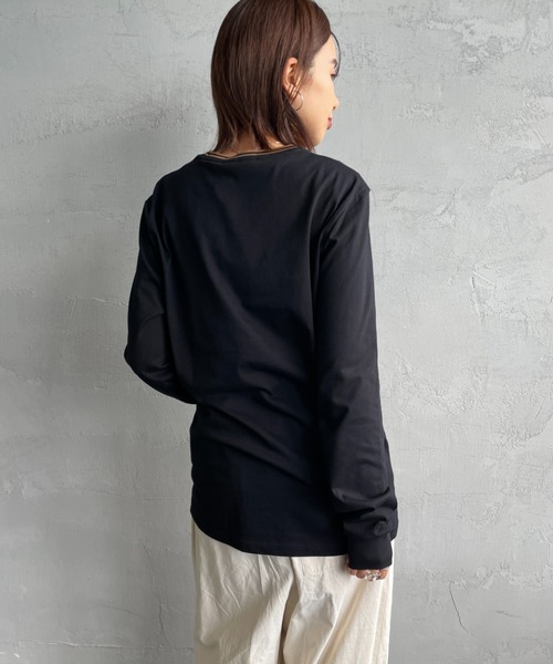 FRED PERRY/フレッドペリー] ツインティップライン ロングスリーブT