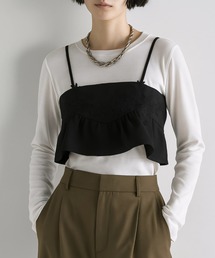 レース レースビスチェ」に該当するキャミソール（ブラック/黒色系