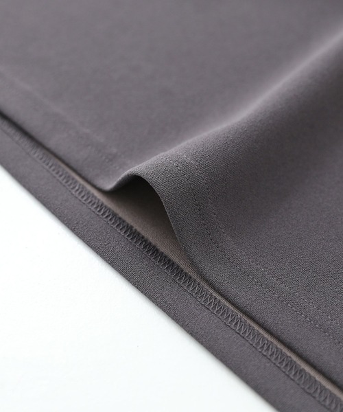 n'OrLABEL（ノアールレーベル）の「【機能素材】『フレンチスリーブカットソー』（Tシャツ/カットソー・レディース・オフホワイト/ブラック/チャコール・2/1）」の18枚目の写真