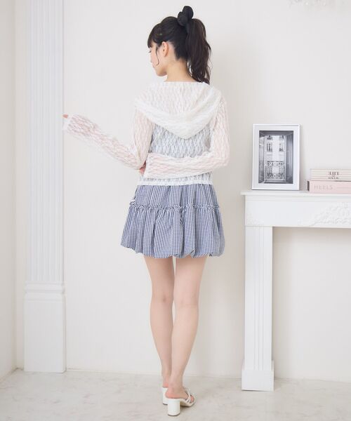 ems excite（エムズエキサイト）の「レースパーカー（パーカー・レディース・ブラック/オフホワイト・FREE）」の15枚目の写真