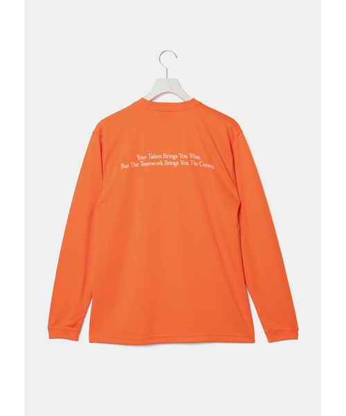 APPLEBUM（アップルバム）の「“Teamwork” Dry L/S T-shirt [Show&Prove]（Tシャツ/カットソー・メンズ・ホワイト/オレンジ/ブラック・XX-LARGE/X-LARGE/LARGE/MEDIUM）」の4枚目の写真