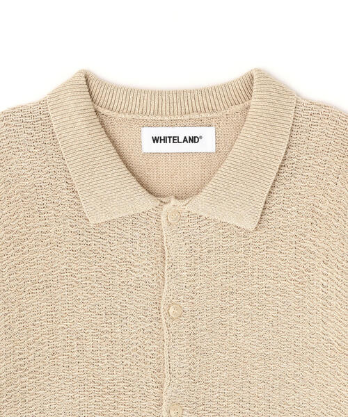 ブラウス シャツ WHITELAND/ホワイトランド/KNIT SS SHIRT レディース メンズ WHITELAND/ホワイトランド/KNIT S/S SHIRT（シャツ/ブラウス