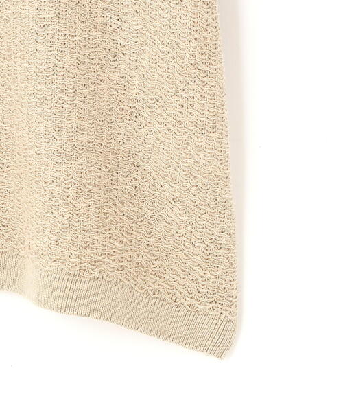 ブラウス シャツ WHITELAND/ホワイトランド/KNIT SS SHIRT レディース メンズ WHITELAND/ホワイトランド/KNIT S/S SHIRT（シャツ/ブラウス