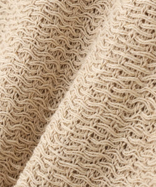 WHITELAND/ホワイトランド/KNIT S/S SHIRT（シャツ/ブラウス
