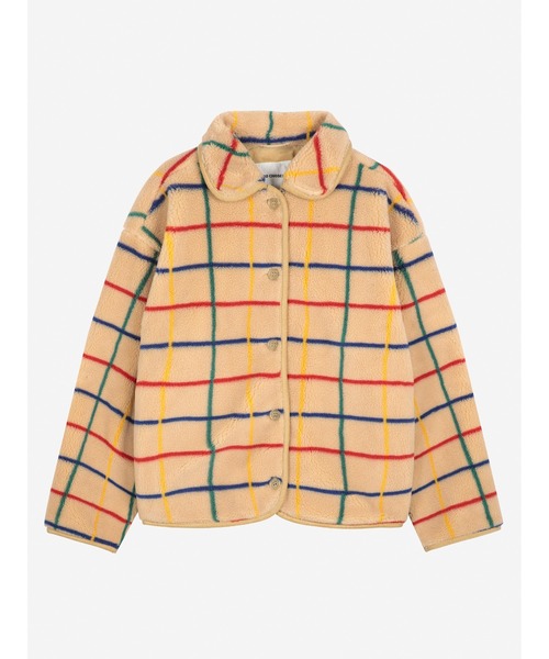 BOBO CHOSES（ボボショーズ）の「Color Striped sheepskin jacket（カバーオール・レディース・マルチ・S/M/L/XL/XS）」の2枚目の写真